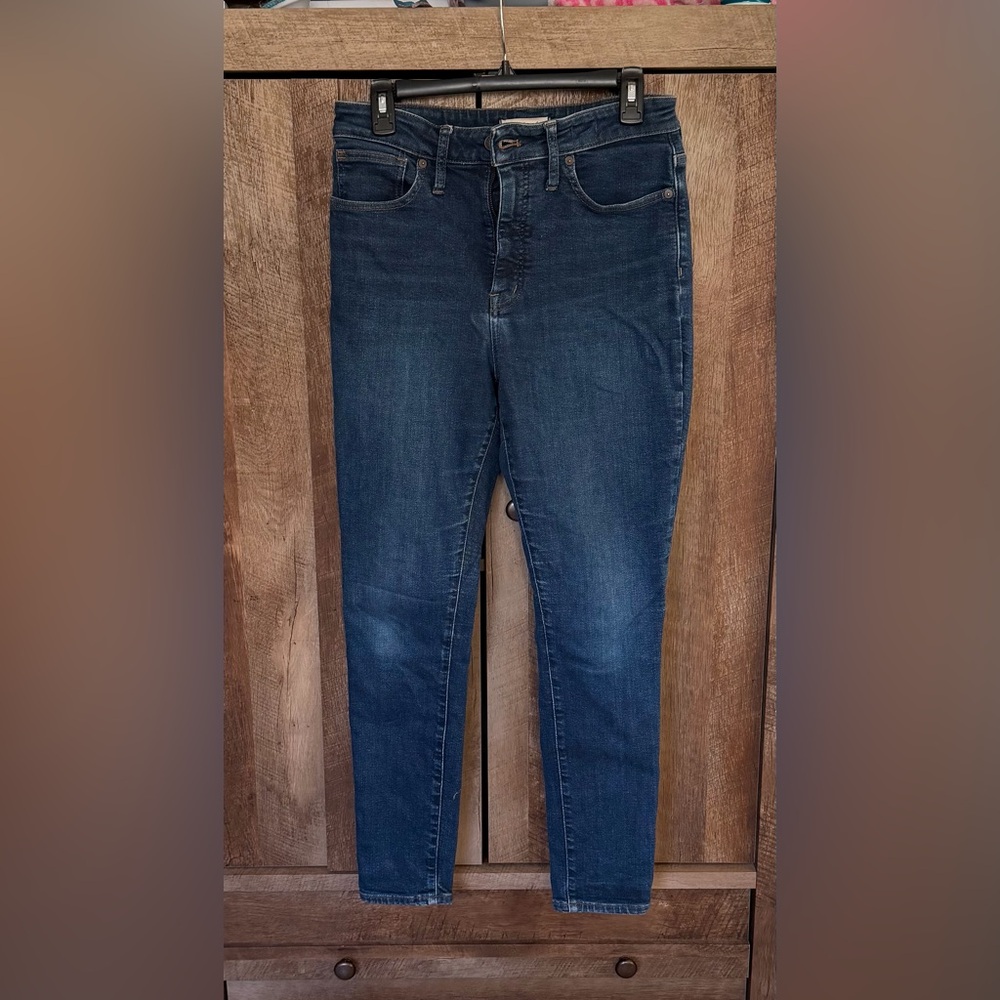 Madewell Indigo Curvy High Rise Skinny Jeans